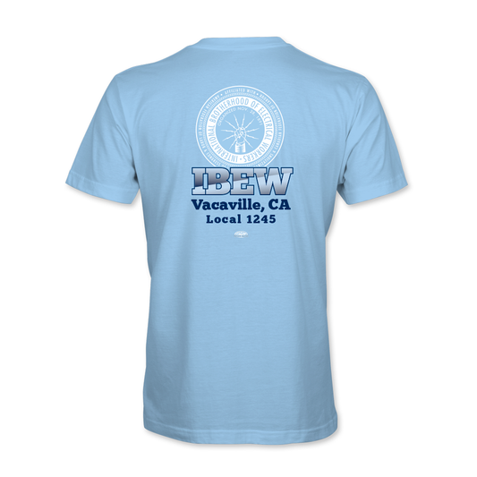 Light Blue Kids' Short Sleeve T-Shirt
