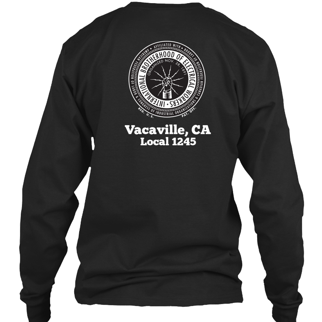 Black Long Sleeve Pocket T-Shirt