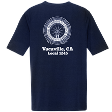 Load image into Gallery viewer, Navy Short Sleeve Pocket T-Shirt