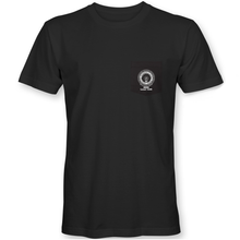 Load image into Gallery viewer, Black Short Sleeve Pocket T-Shirt