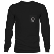 Load image into Gallery viewer, Black Long Sleeve Pocket T-Shirt