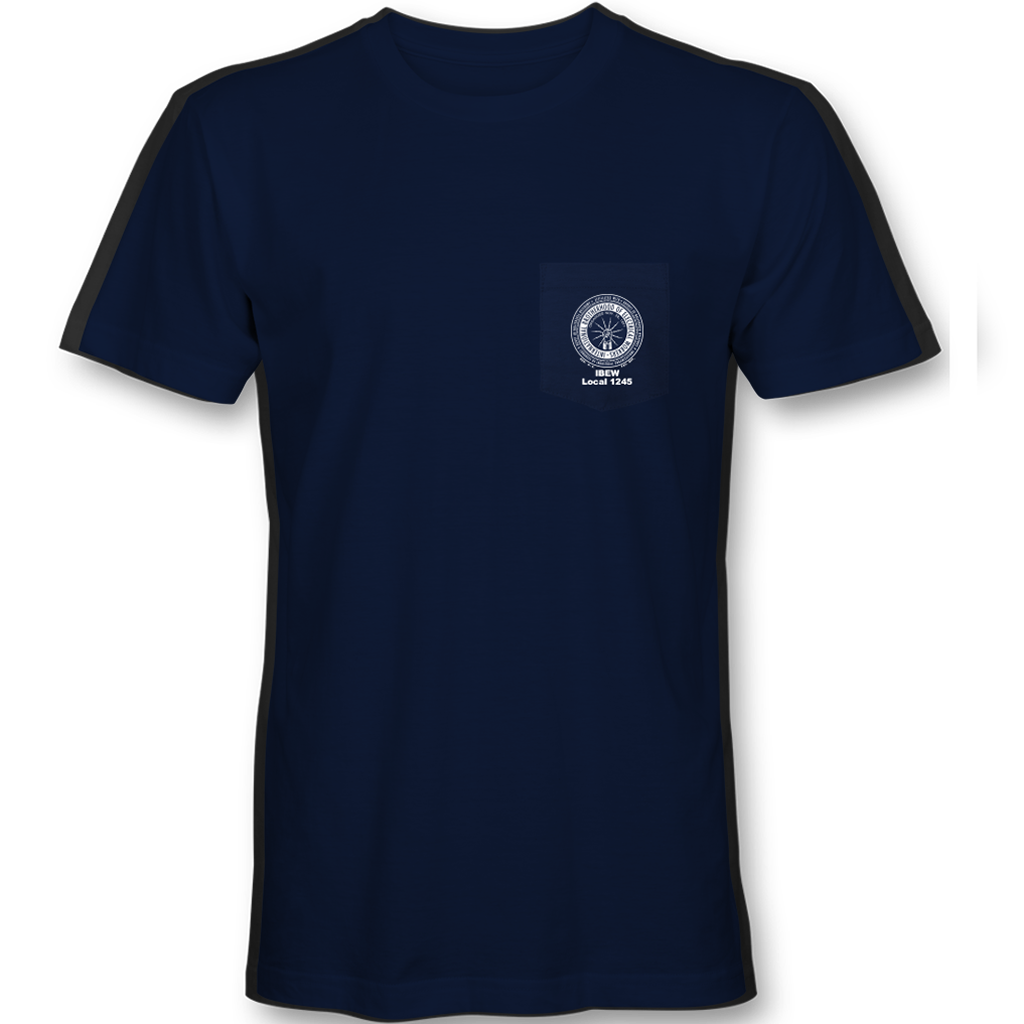 Navy Short Sleeve Pocket T-Shirt