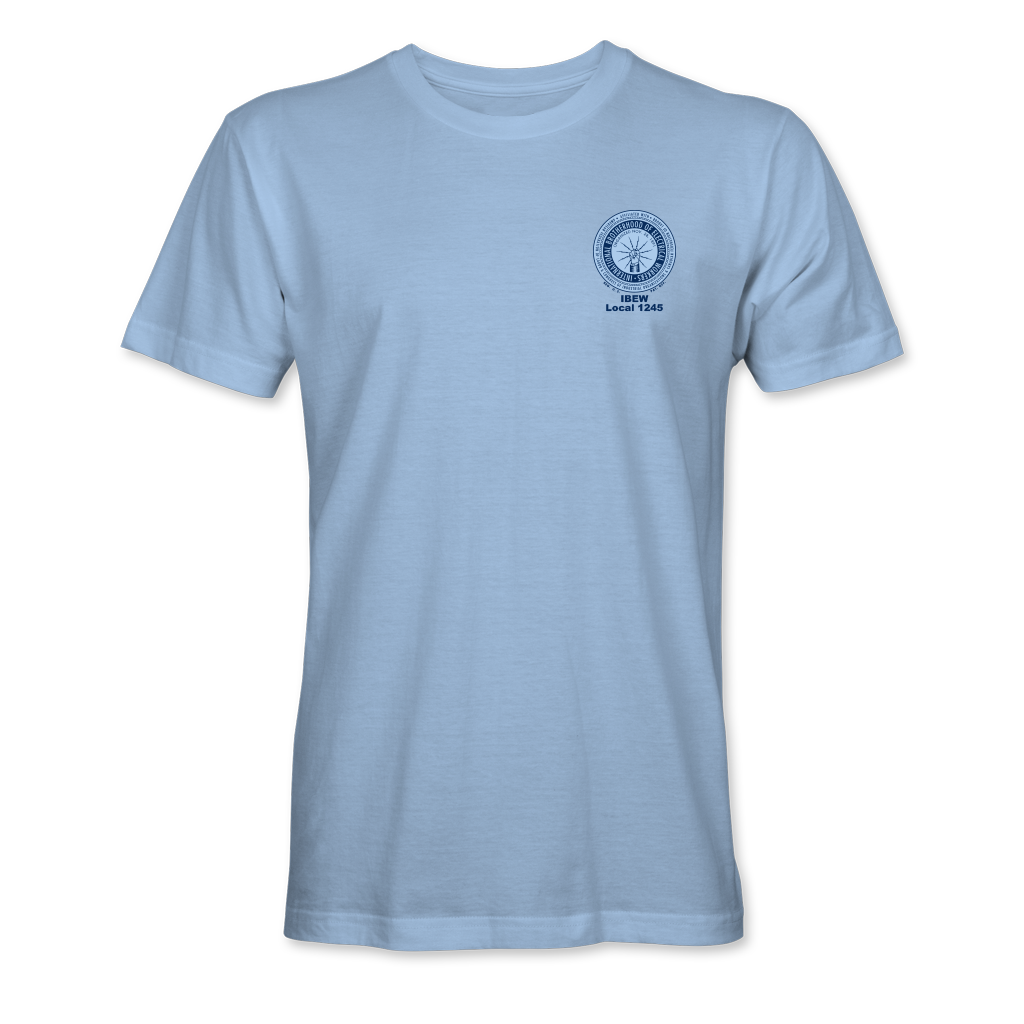 Light Blue Kids' Short Sleeve T-Shirt